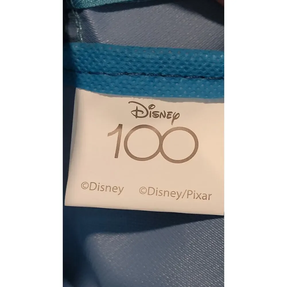 Disney 100 Characters Kids Backpack School Book Bag Fast Forward NWT Blue
